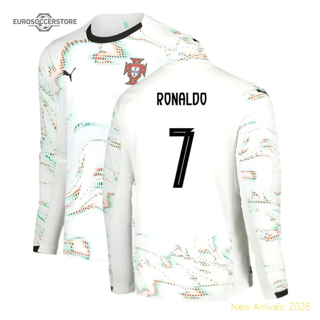 Premium European Team 2025-2026 Away Long Sleeve Shirt Retro Ventilation