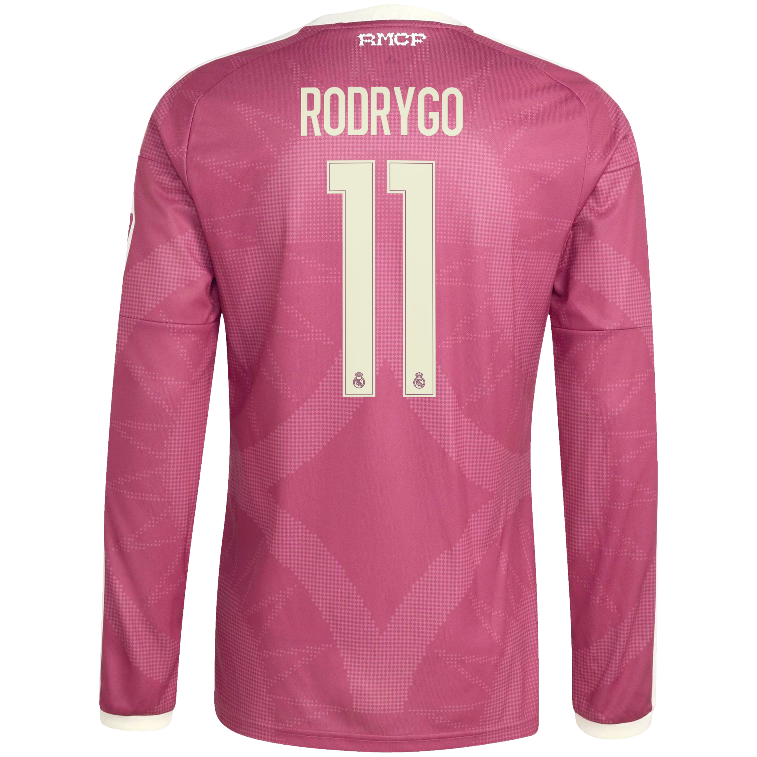 [LK] Rodrygo Real Madrid 2026/27 Third Replica Long Sleeve Jersey - Pink