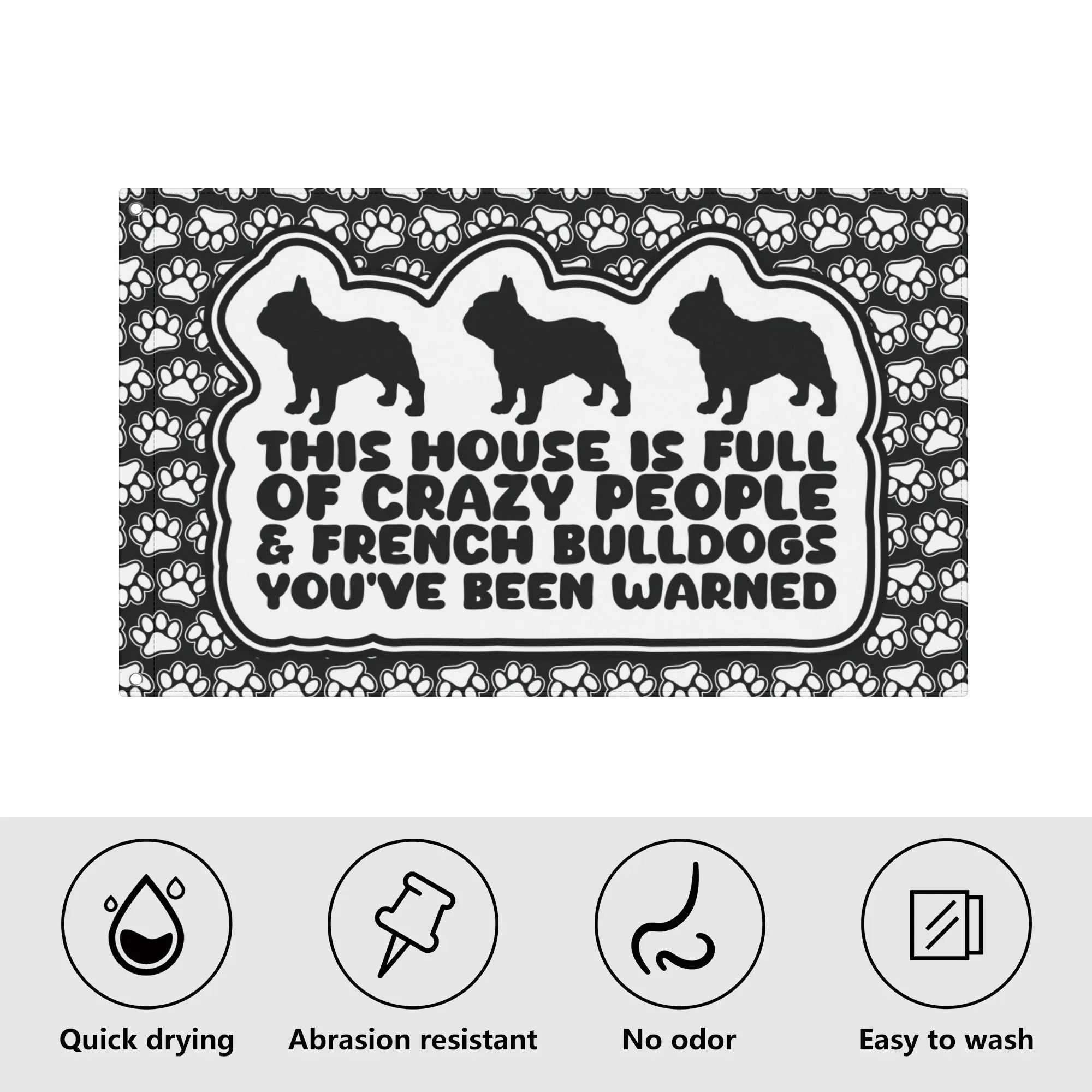 - Safe Garden Flags For Frenchie Lovers Winter Wear | Safe For Paws