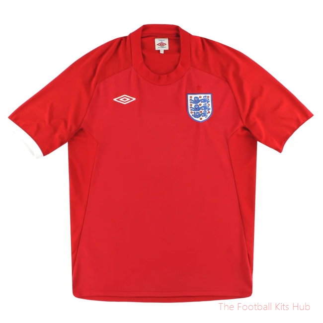Men 2010-2011 England Away Shirt UEFA Euro