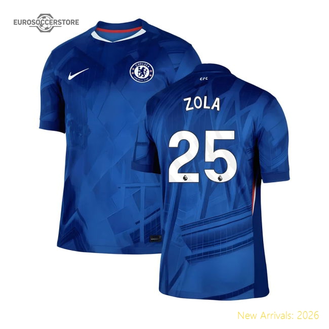 Chelsea Home Kit 2025-2026 Match Replica Jersey Stadium Approved