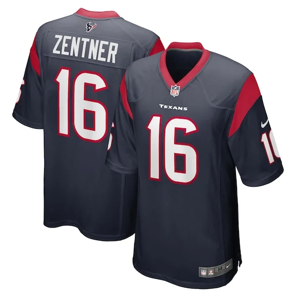 None Ty Zentner Game Jersey - Navy | NFL Player Jersey | NFL Football