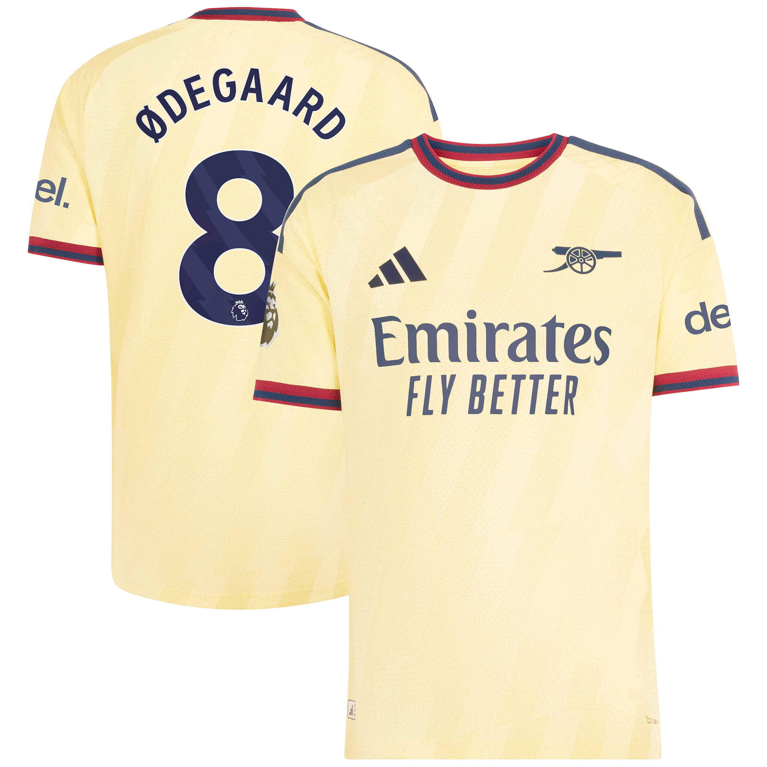 [SJH] Martin?degaard Arsenal 2026/27 Third On-Field Authentic Jersey - Yellow