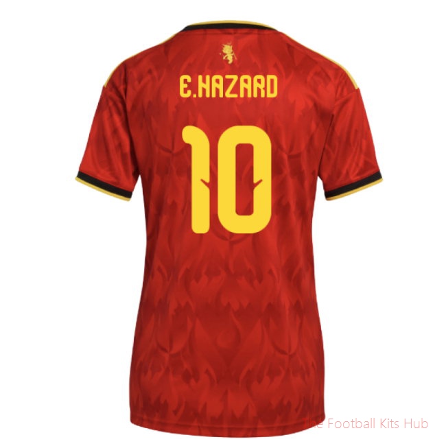2026-2027 Belgium Home Shirt (Womens) (E.Hazard 10)