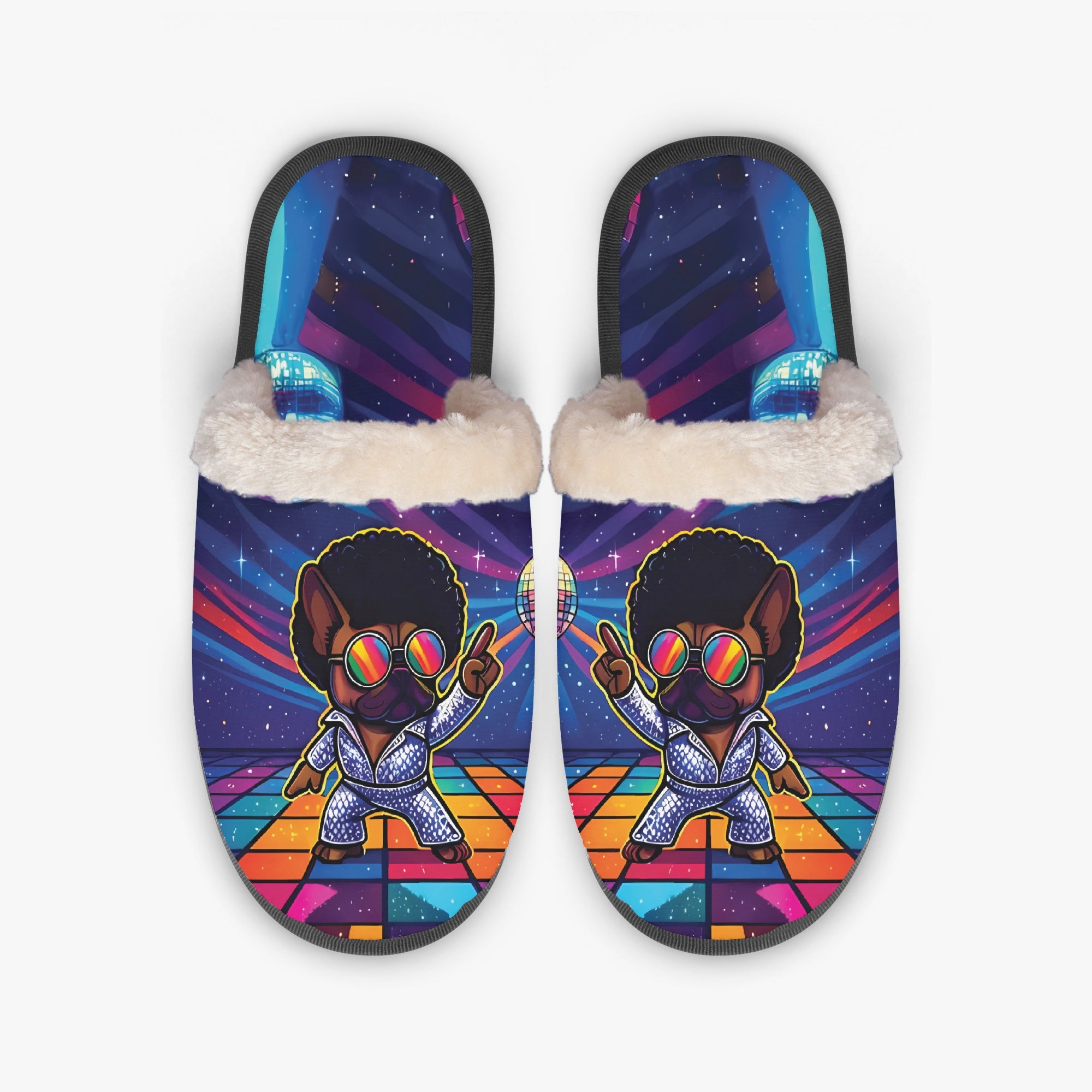 Daisy - Frenchie Lover Cozy Winter Slippers Everyday Use | Durable Build