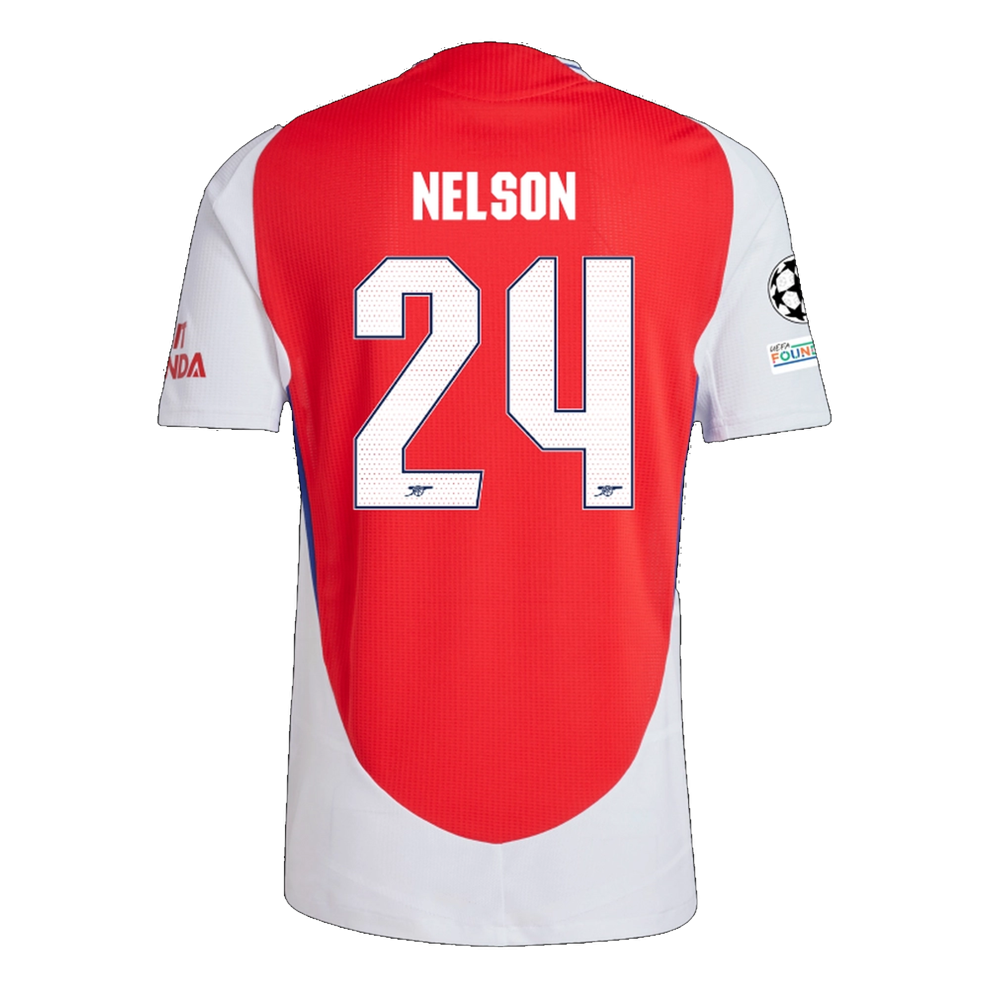 Arsenal Reiss Nelson 2024-2025 UCL Home Jersey – Authentic Shirt