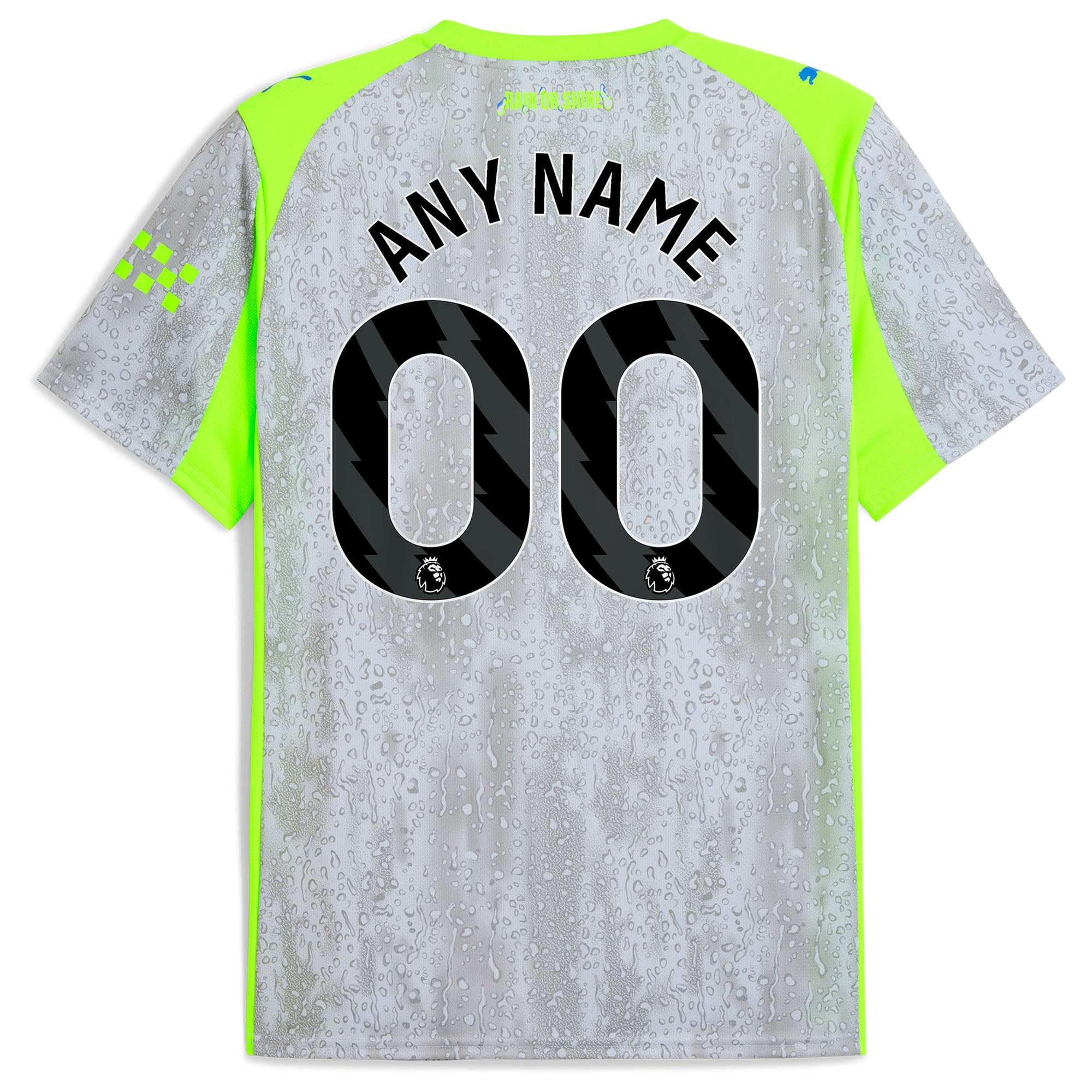 [SJH] Manchester City 2025/26 Third Replica Custom Jersey - Green/Neon Green