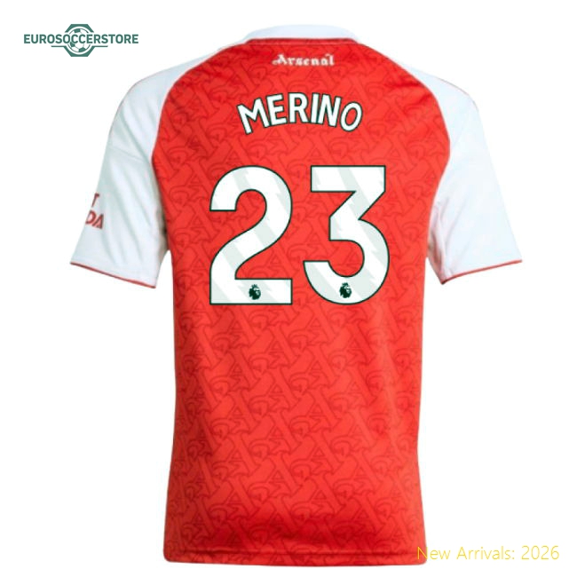 2025-2026 Arsenal Kids Durable Merino Jersey Drycell Aeroready