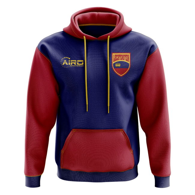 Liechtenstein Concept Country Football Hoody (Navy) Authentic