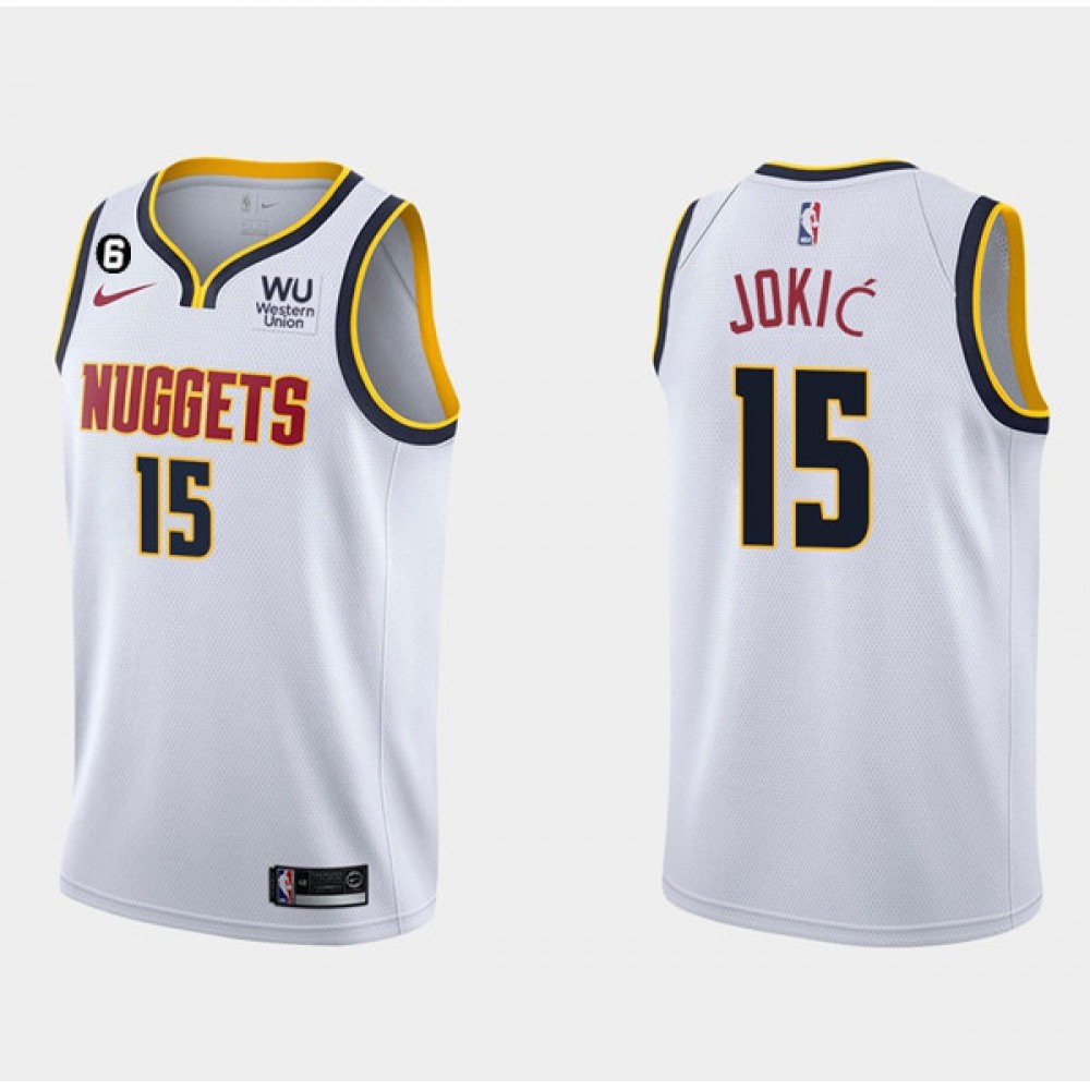 Denver Nuggets Nikola Jokic15 White Jersey - Must-Have Jersey