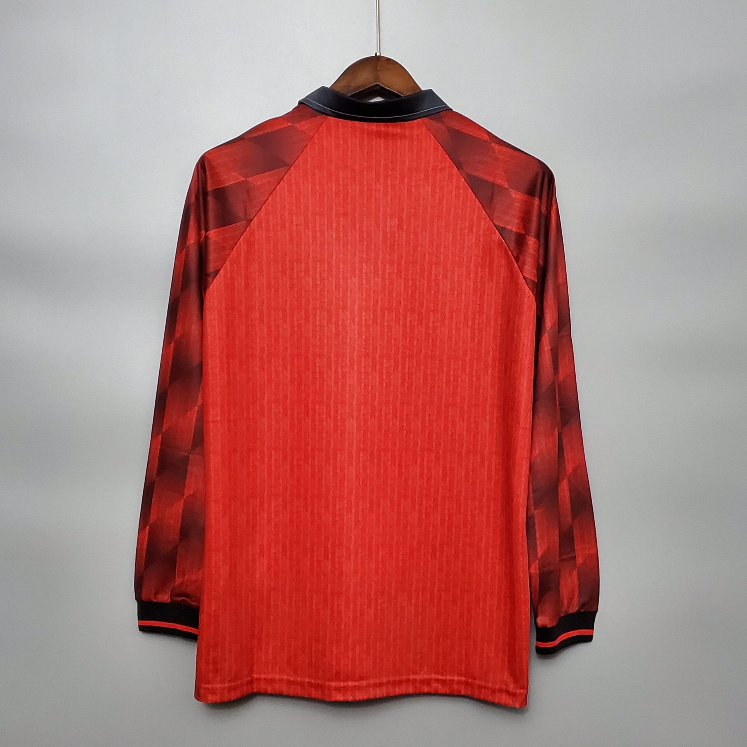 1996-1997 Man United home retro kit long sleeve