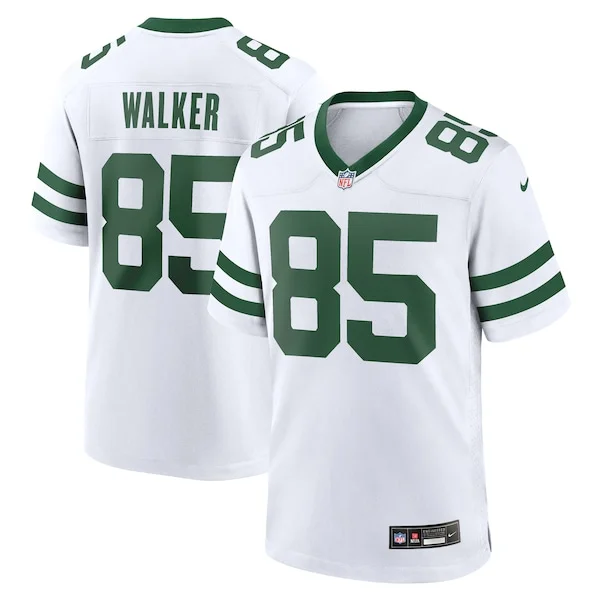 None Wesley Walker Game Jersey - White | NFL Player Jersey | NFL Footb