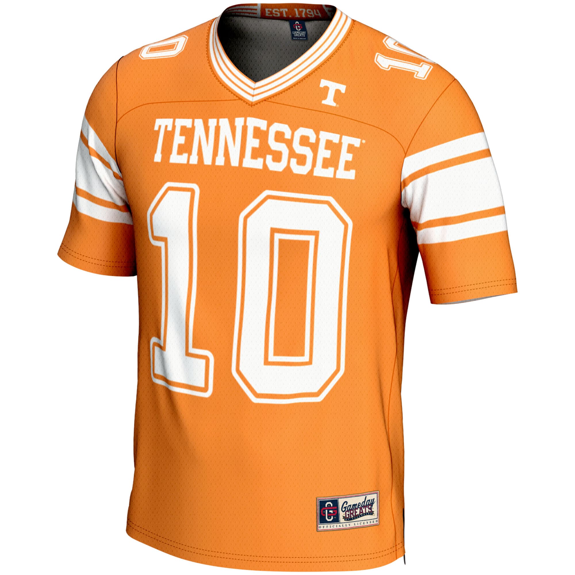 [DDG] Squirrel White Tennessee Volunteers GameDay Greats NIL Player Football Jersey - Tennessee Orange
