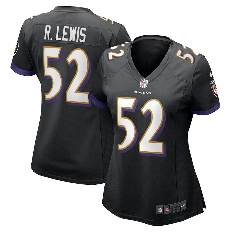 None Ray Lewis Team Captain BAL Ravens Cost-Effective Jersey