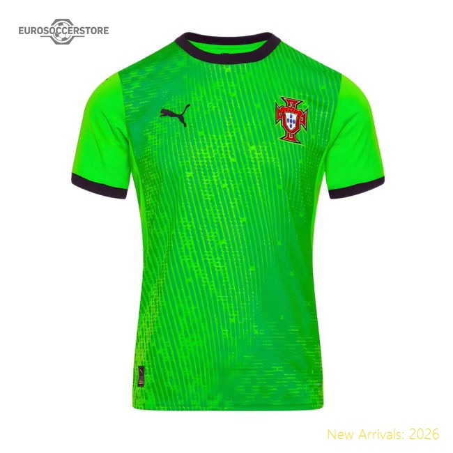 2025-2026 Portugal Home Goalkeeper Shirt (Green)