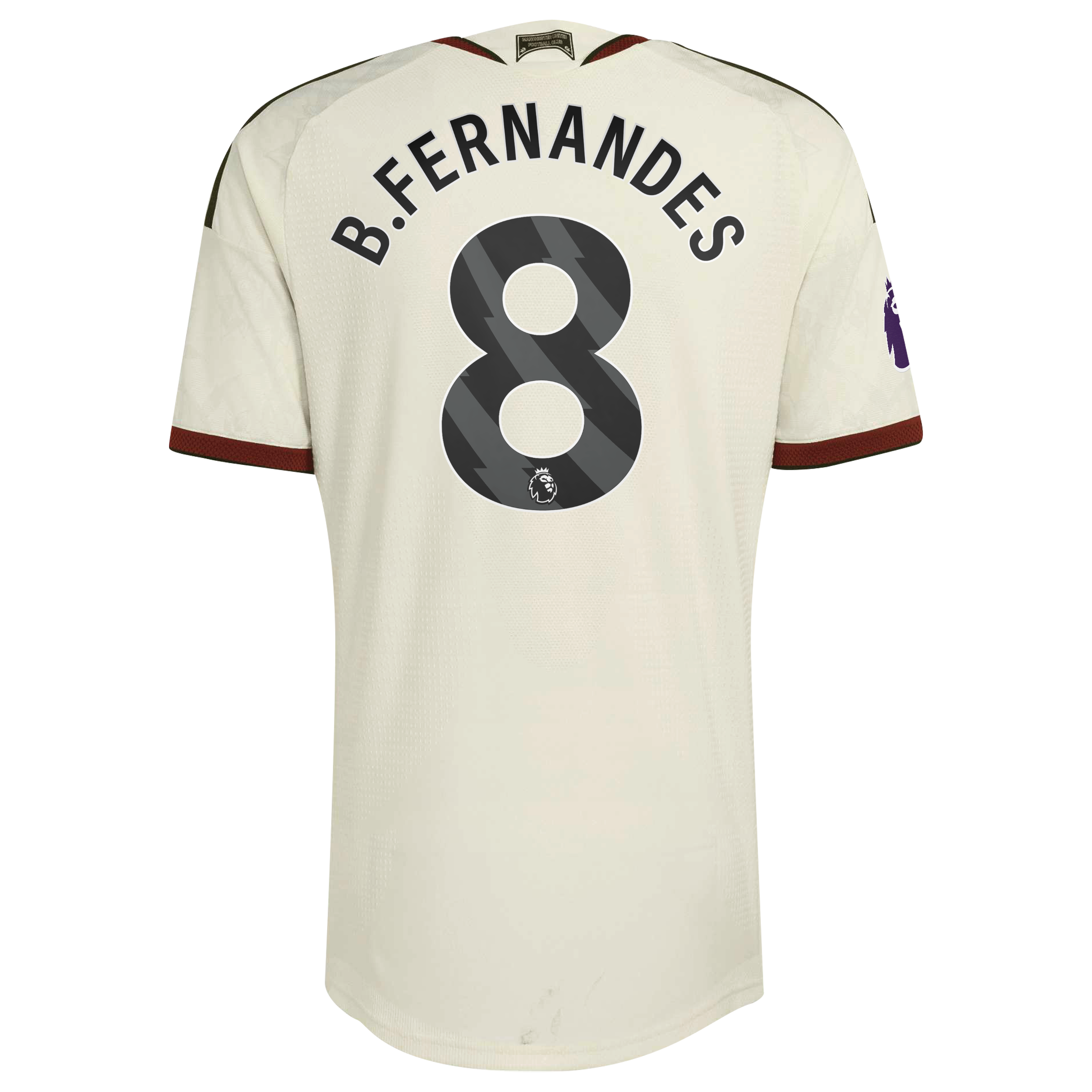 [SJH] Bruno Fernandes Manchester United 2026/27 Third On-Field Authentic Jersey - Cream