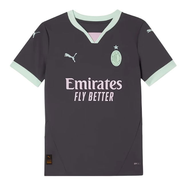Kids High Quality AC Milan 2024-2025 Third Uniform