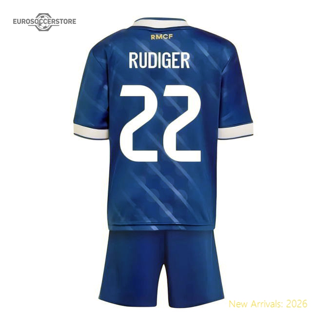 Premium Real Madrid Third Rudiger Jersey Moisture-wicking