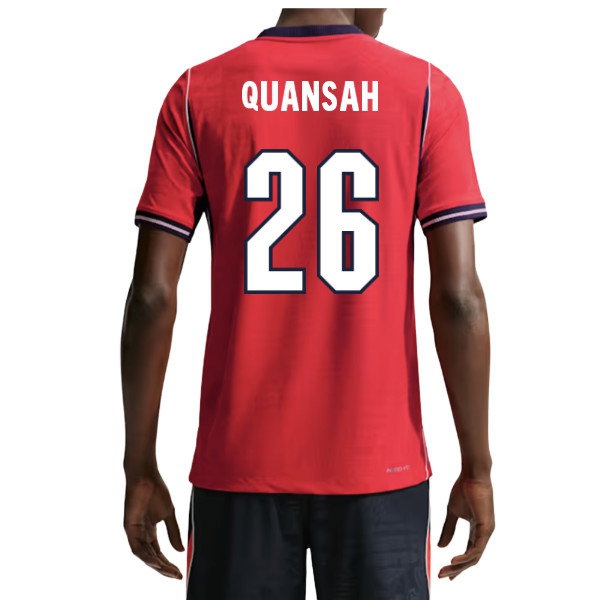 [JED] 2026-2027 England Authentic Aero-Fit Match Away Shirt (Quansah 26)
