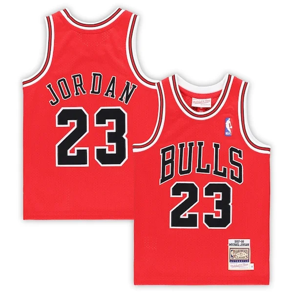 Michael Jordan CHI Authentic Jersey - official NBA - Red sports