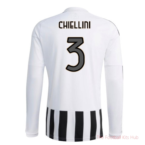 Juventus Long Sleeve Home Shirt 2026-2027 Chiellini #3 Club Kit