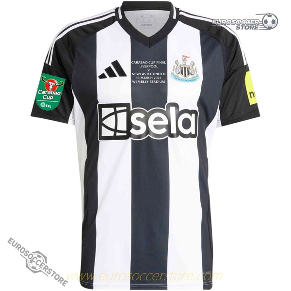 Newcastle United TONALI 8 2025 Carabao Cup Final Jersey (Including Final Detail and Patch)