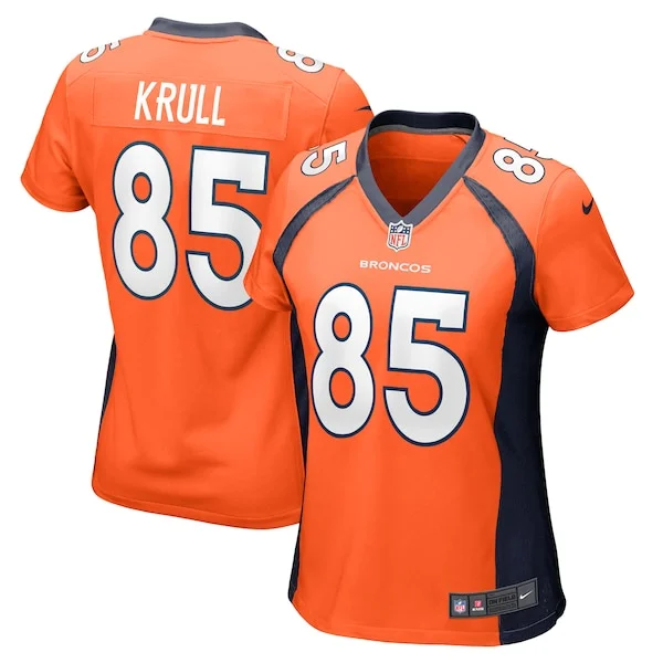 None Lucas Krull Game Jersey - Orange | NFL Player Jersey | NFL Footba