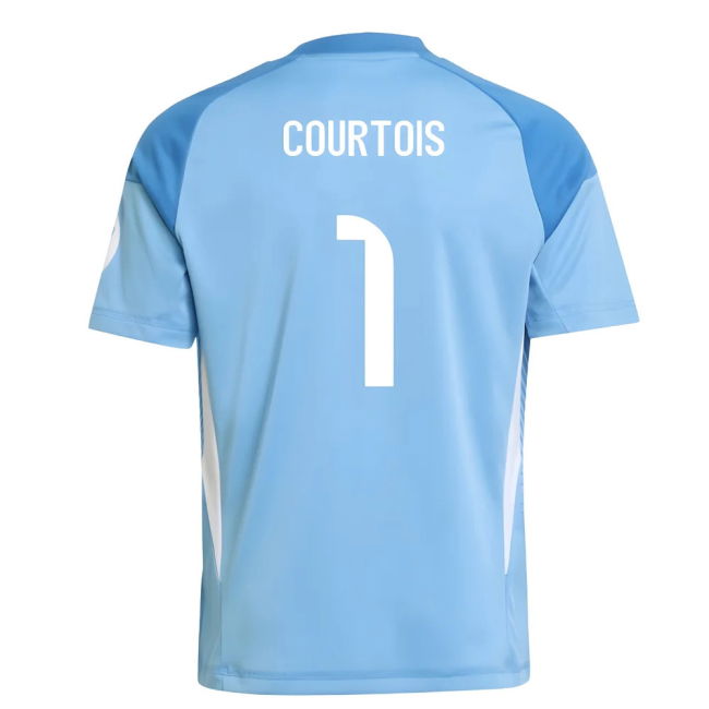 Camiseta Real Madrid 2025-2026 Local Niños - Oficial Con Courtois 1