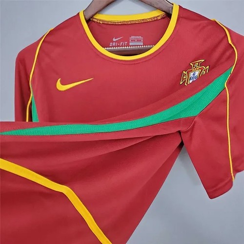 Official Portugal 2002 Home - Football Fashion - Soft Cotton