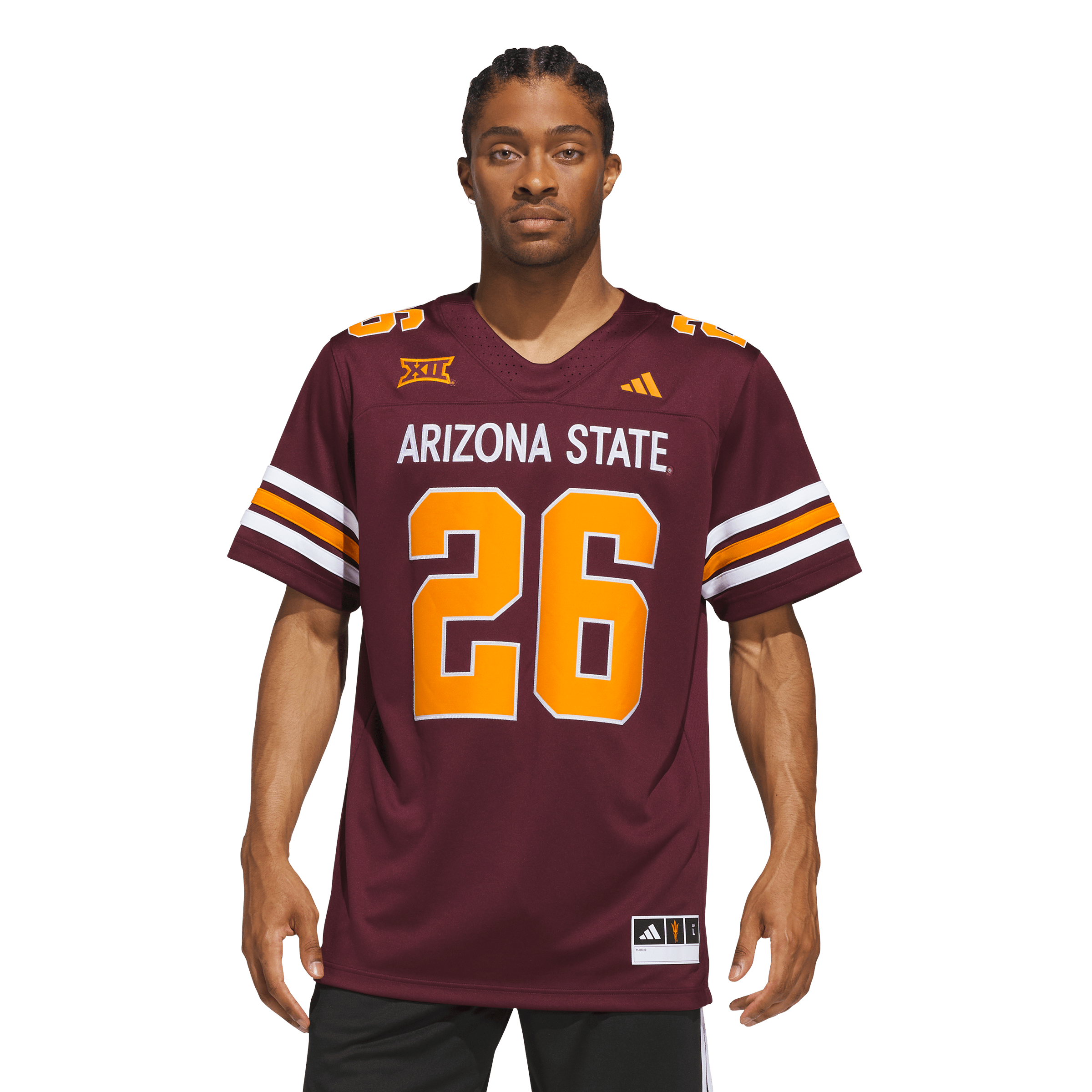 #26 Arizona State Sun Devils adidas Roses & Devils Premier Strategy Jersey - Maroon