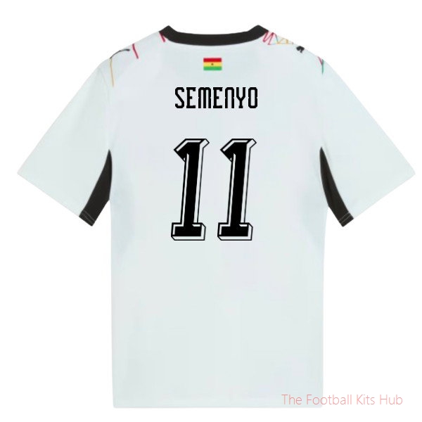 2026-2027 Ghana Home Shirt (Kids) (Semenyo 11)