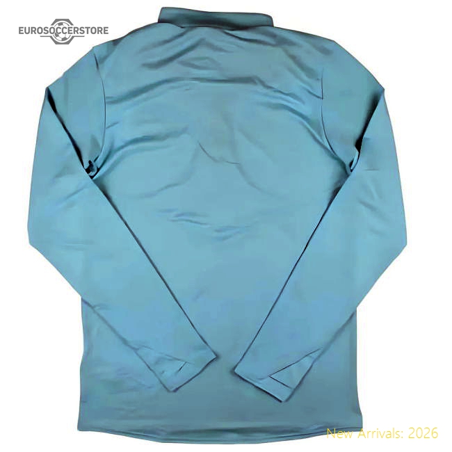 Official 2024-2025 West Ham Mid Layer Top (blue Radiance) - Premium