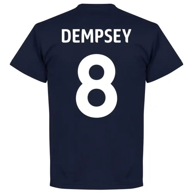 Dempsey 8 Authentic Replica USA Home Replica Jersey for Adults
