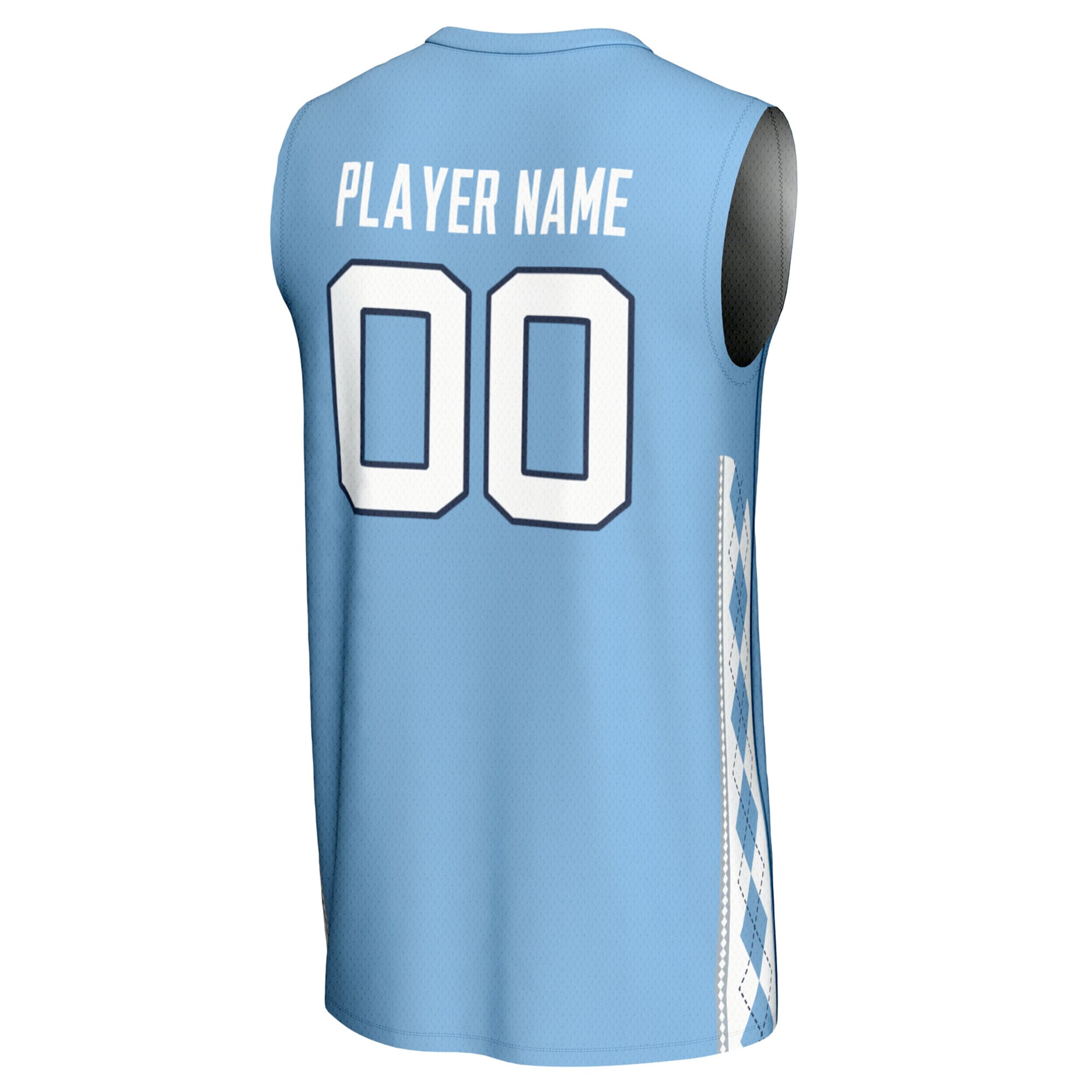 [NJP] North Carolina Tar Heels GameDay Greats Unisex NIL Pick-A-Player Lightweight Women's Basketball Jersey - Carolina Blue