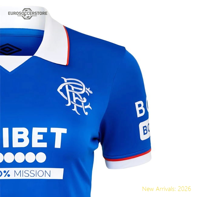 S Rangers Female 2025 Home Jersey Shirt Football Fan Apparel