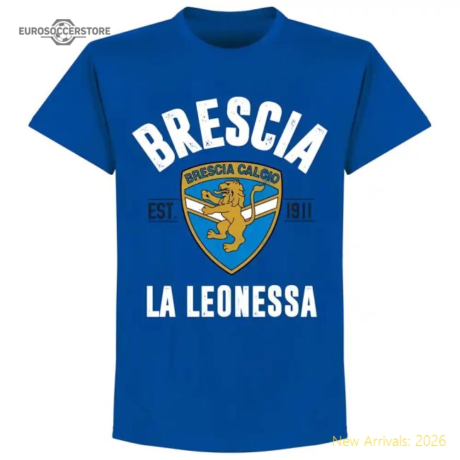Outstanding Brescia Established Supporter Tee - Royal - Supporter Edition