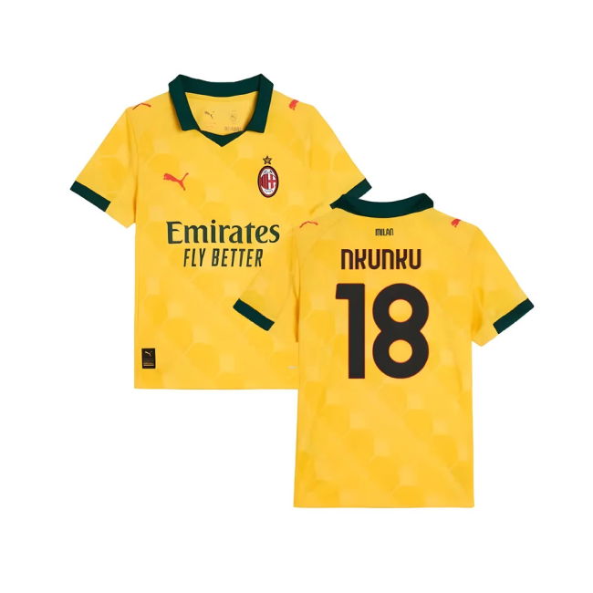 Authentic 2025-2026 Ac Milan Third With Retro Design - Machine