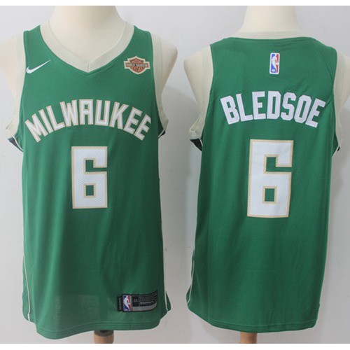 Bucks Green Milwaukee Bucks #6 Nike Jersey - Basketball Jersey