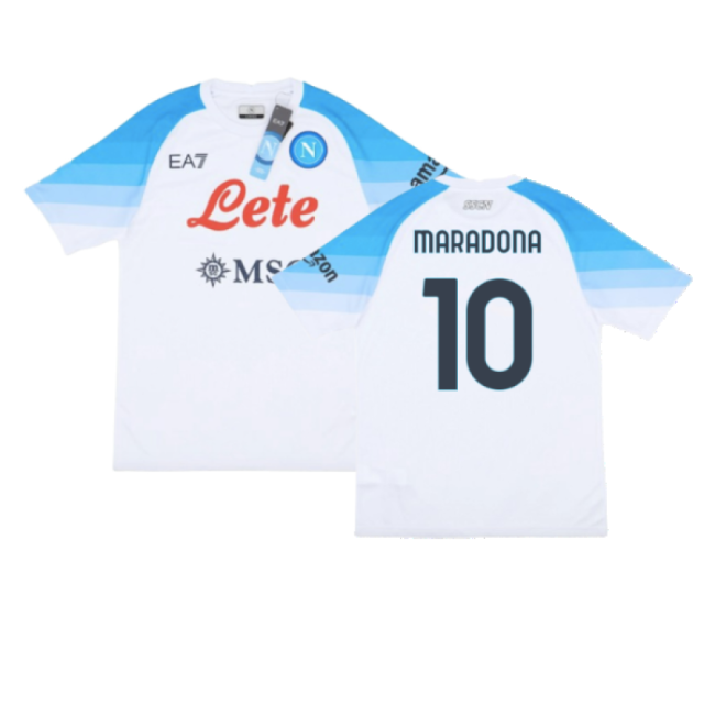 Trending 2022-2023 Napoli Authentic Away Shirt (Maradona 10)
