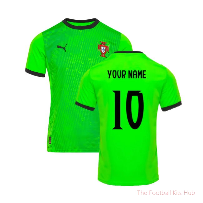 [EFS] 2025/26 Portugal Home Goalkeeper Shirt (Green) (Your Name)