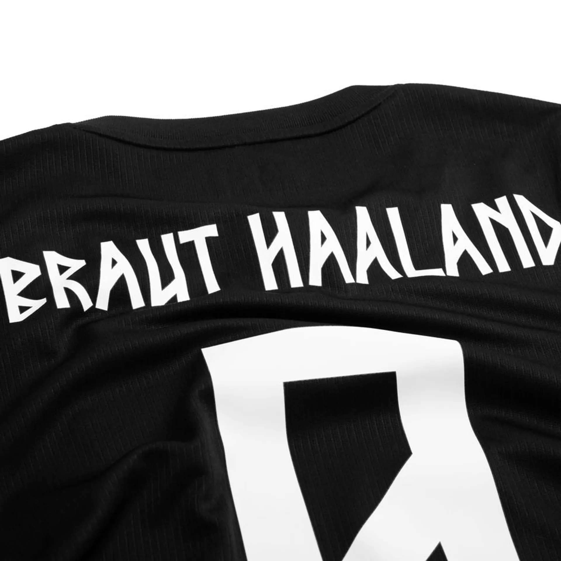 Norway 2026 World Cup Away Jersey - Braut Haaland #9 | All-Black Fan Edition