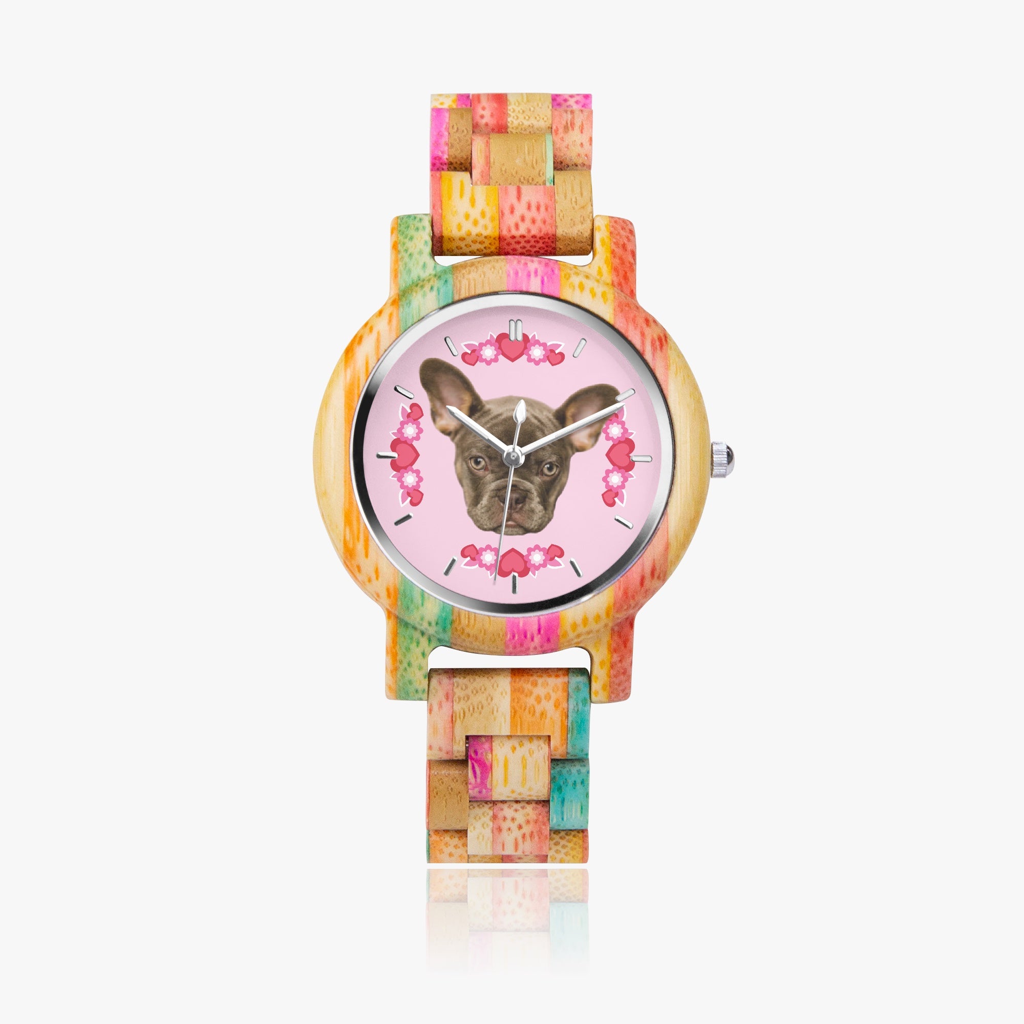 Culture-Inspired Devan - Personalized Stylish Wooden Watch For French...