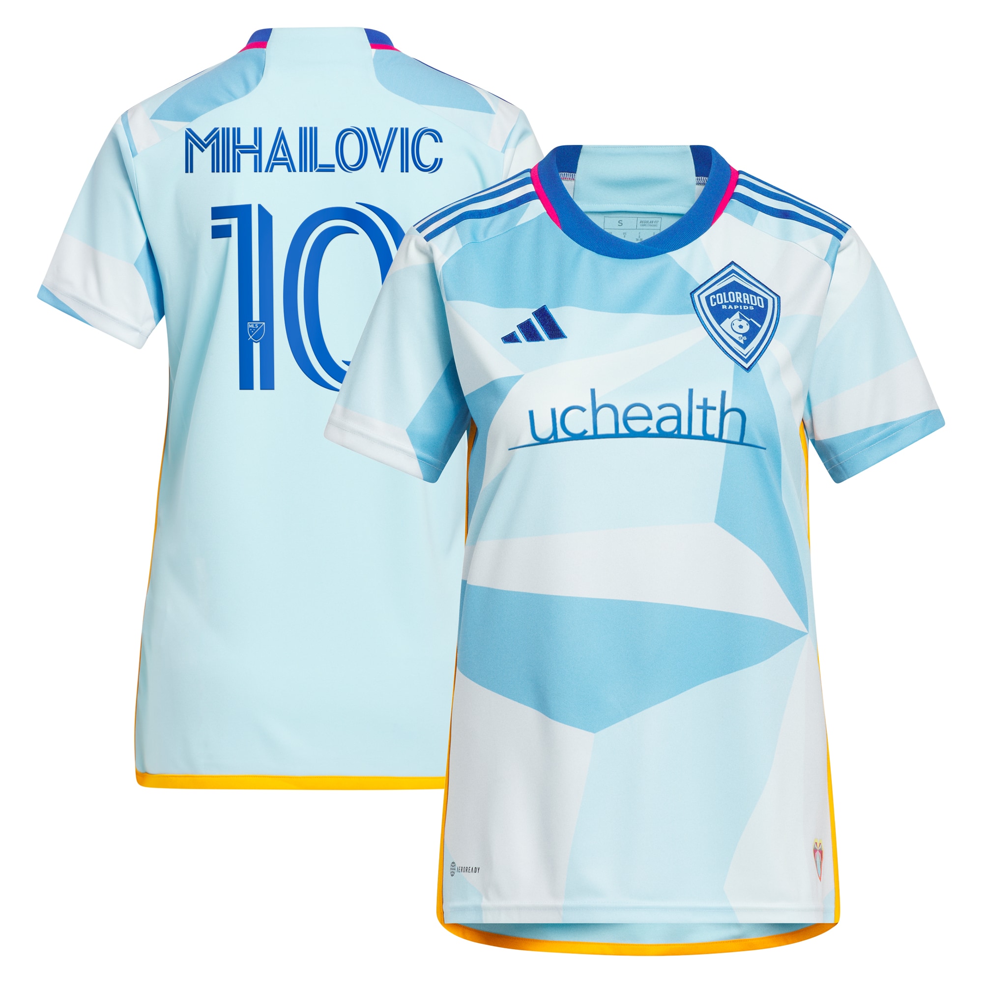 [SJH] Djordje Mihailovic Colorado Rapids Women's 2024 New Day Kit Replica Player Jersey - Light Blue
