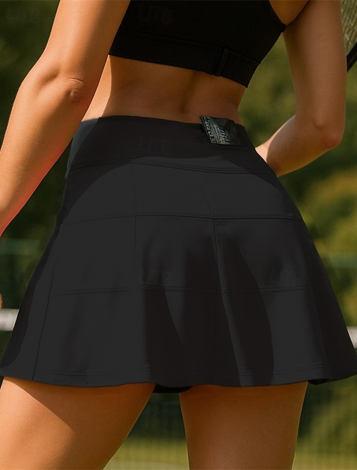 Women's Solid Colored Casual Skirt Tennis Skirts Pleated Sweat-Wicking Moisture Wicking Breathable Tennis Golf Pickleball Black White Dark Navy Tennis Clothing