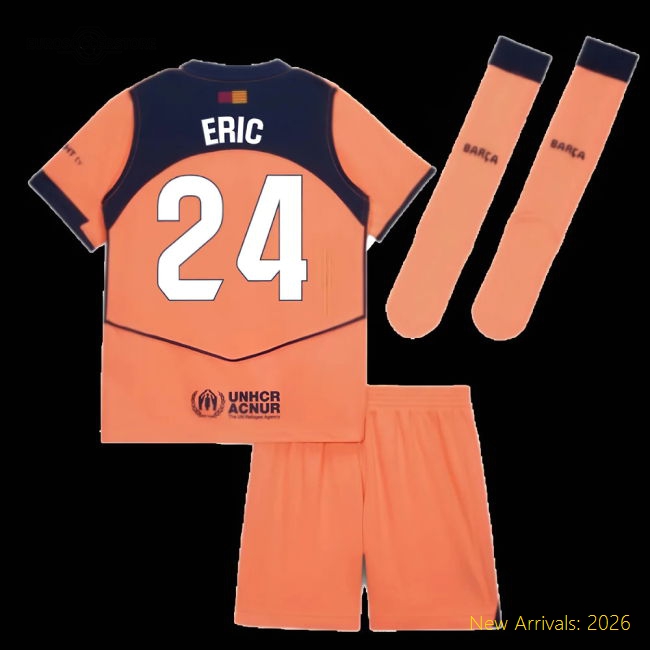 Barcelona 2024-25 Third Fan Version For Adults (Eric Match Day Shirt