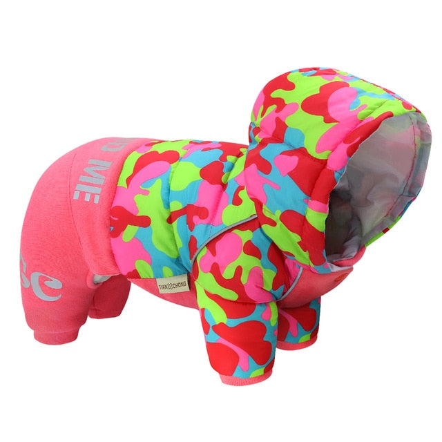 Trendy Warm Winter Jumpsuits For French Bulldog (ws302) for Home Use