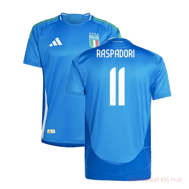 2024-2025 Italy Authentic Home Shirt (RASPADORI 11)
