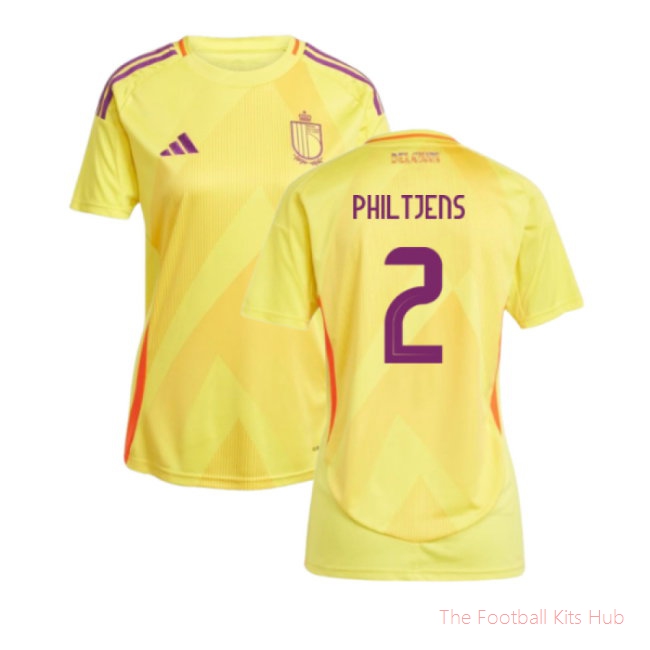 [LK] 2025/26 Belgium Womens Team Away Shirt (Ladies) (Philtjens 2)