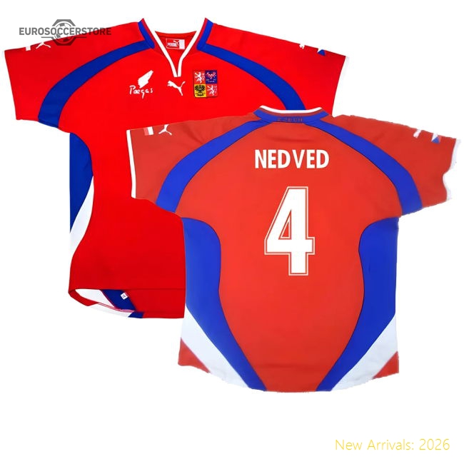 Czech Republic 2000 Home Jersey Shirt Football Fan For Football Football Fan Game Day Apparel