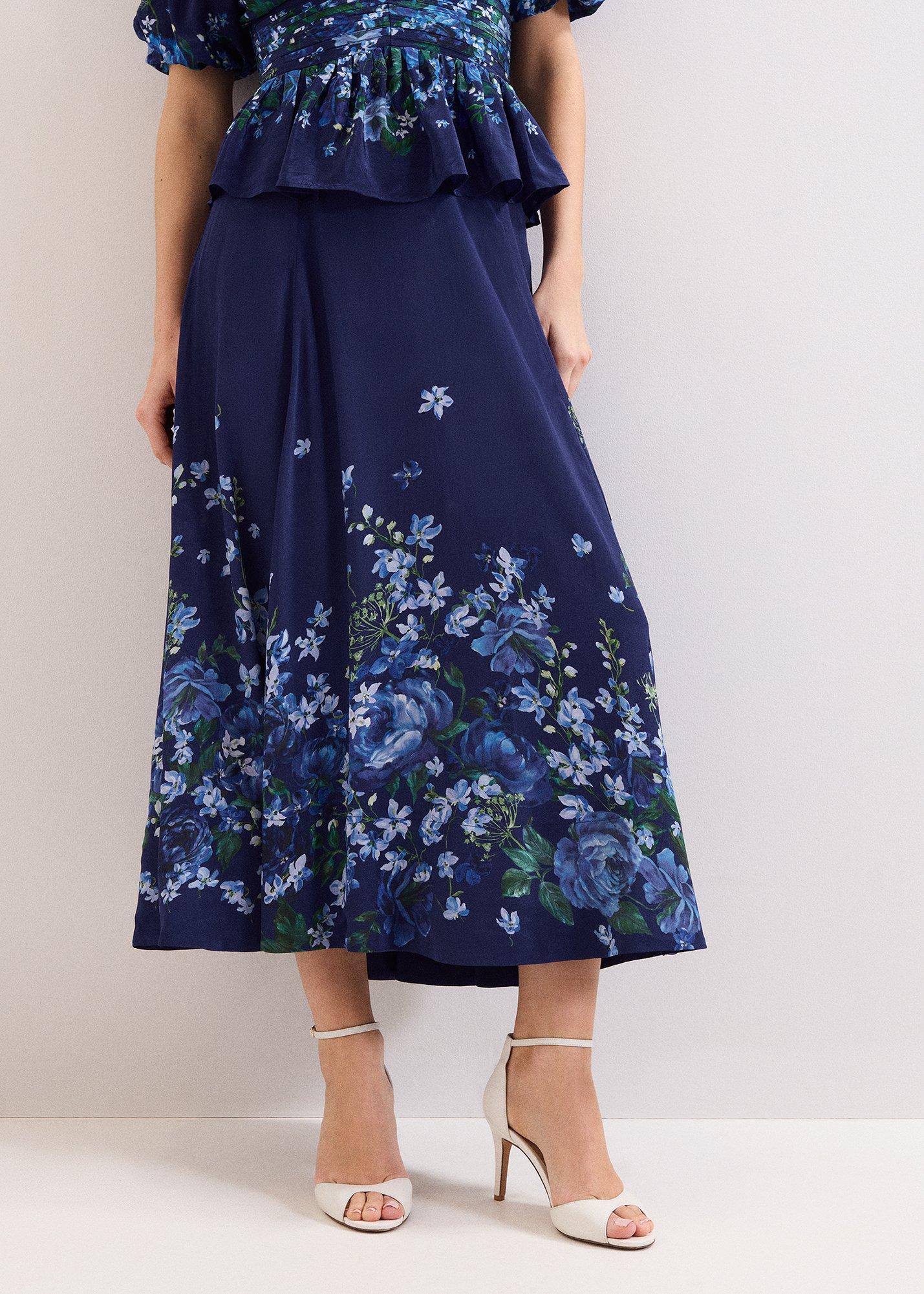 Maeve Floral Midi Skirt